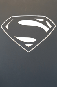 Superman Logo by Rick Sharif - FRAMED [A3 Size (297 x 420 mm) (11.7 x 16.5 in) in a FRAME]