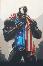 Load image into Gallery viewer, Venom Flag (Clayton Crain Homage) by Rick Sharif [A3 Size (297 x 420 mm) (11.7 x 16.5 in)]
