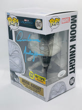 Load image into Gallery viewer, Moon Knight 1047 Hot Topic Exclusive GITD  Funko Pop signed by Oscar Isaac
