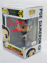 Load image into Gallery viewer, Poe Dameron 310 Star Wars Funko Pop signed by Oscar Isaac (69)
