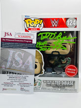 Load image into Gallery viewer, &quot;Million Dollar Man&quot; Ted DiBiase 124 WWE Diamond Collection Gamestop Exclusive Funko Pop signed by Ted DiBiase with HOF inscription (JSA Witnessed)
