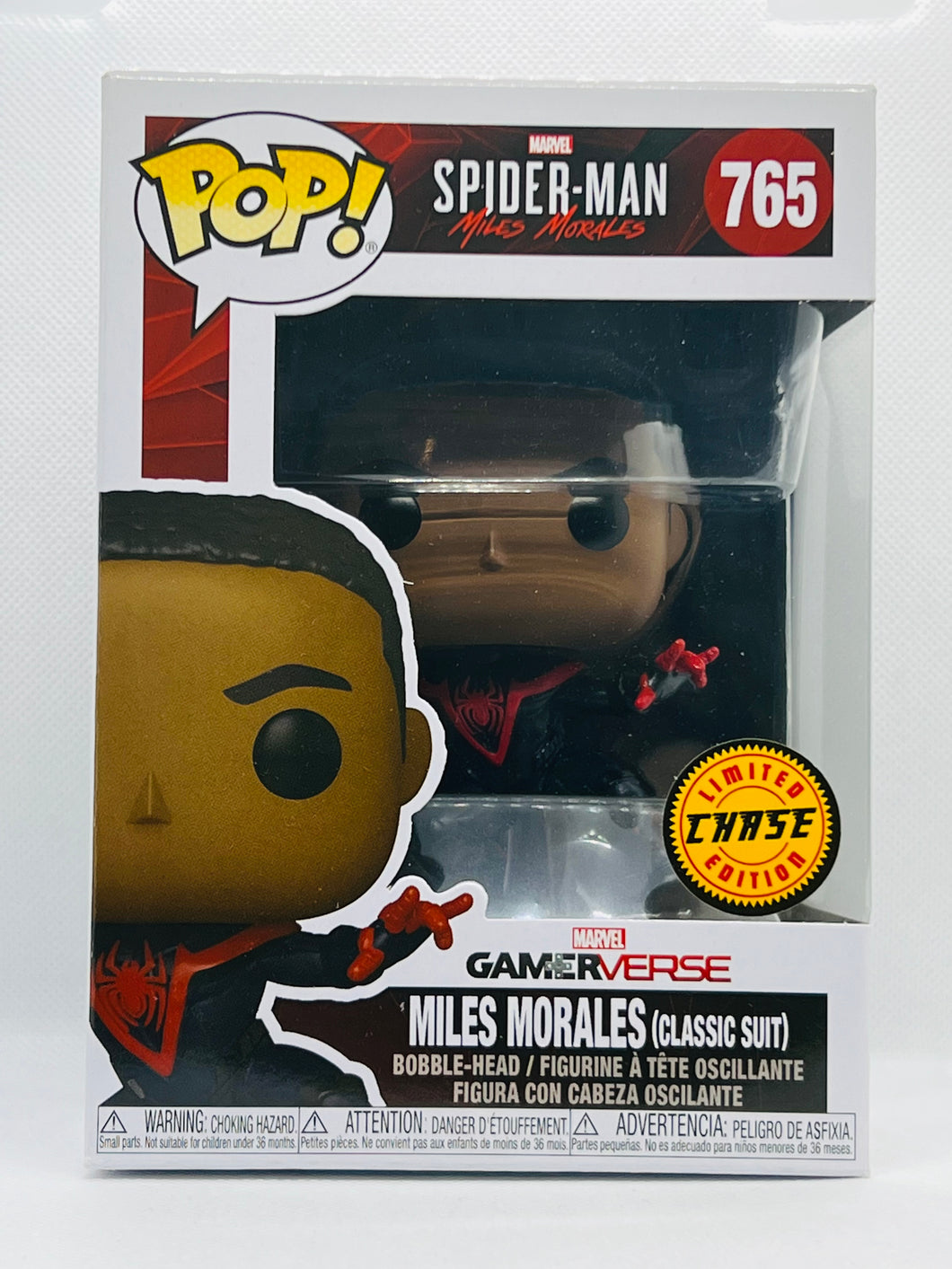 Miles Morales (Classic Suit) 765 Spider-Man Miles Morales Limited Edition Chase Funko Pop (2)