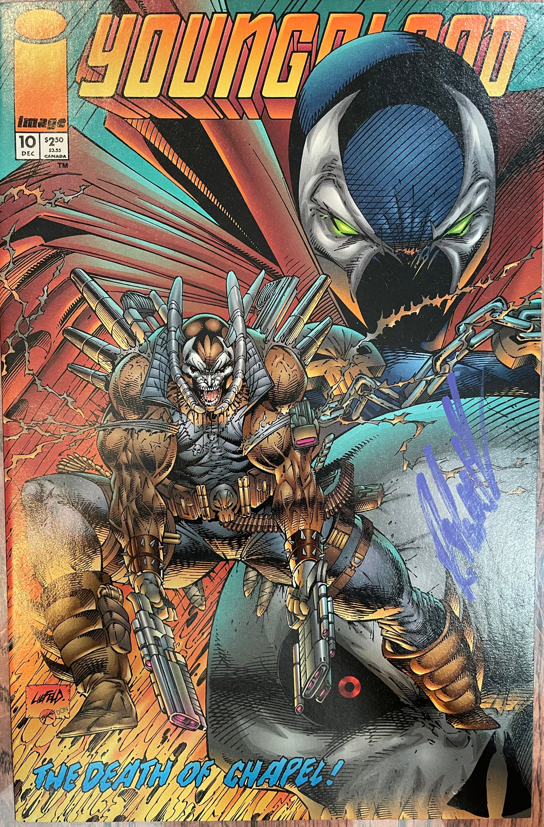 Youngblood #10 signed by Matt Hawkins