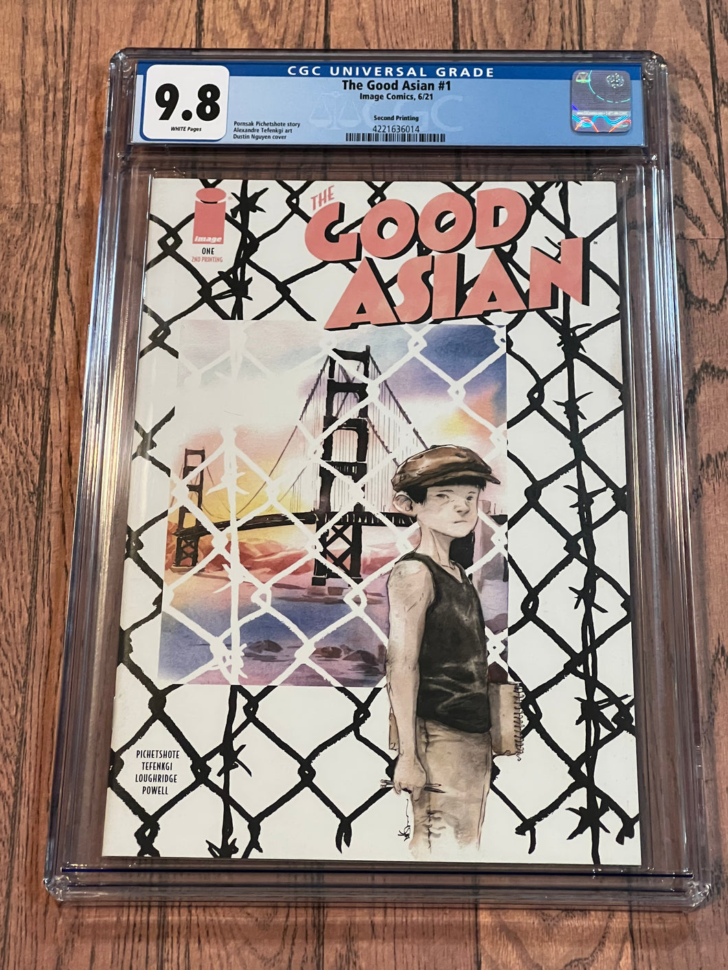 CGC 9.8 The Good Asian #1 rare Dustin Nguyen 2nd print