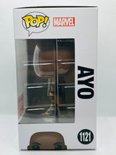 Load image into Gallery viewer, Ayo 1121 Black Panther Wakanda Forever Marvel Collectors Corp Exclusive Funko Pop
