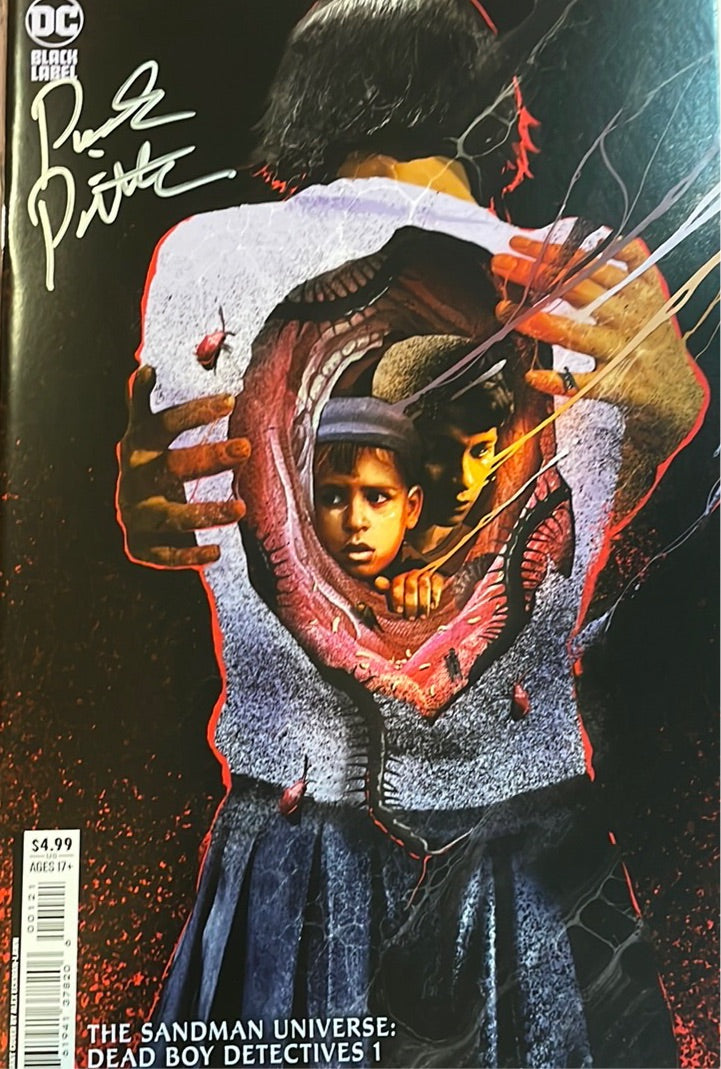 Sandman Universe Dead Boy Detectives #1  (Alex Eckman-Lawn Card Stock Variant) signed by Pornsak Pichetshote