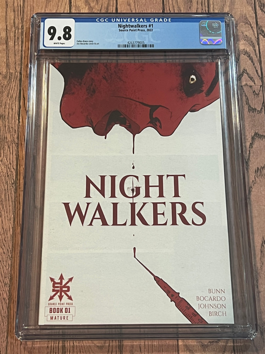 CGC 9.8 Nightwalkers #1 (2022) Cullen Bunn story, Joe Bocado art