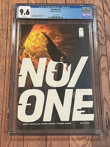 CGC 9.6 No/One #1 (2023)1st print Kyle Higgins & Brian Buccellato story Geraldo Borges Cover & Art