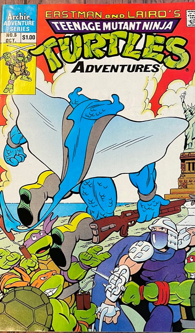 Teenage Mutant Ninja TurtlesAdventures  #5 (1989) Archie Comics