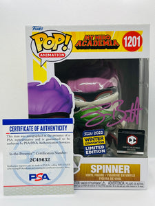 Spinner 1201 My Hero Academia Challice Exclusive Winter Convention Limited Edition signed by Larry Brantley