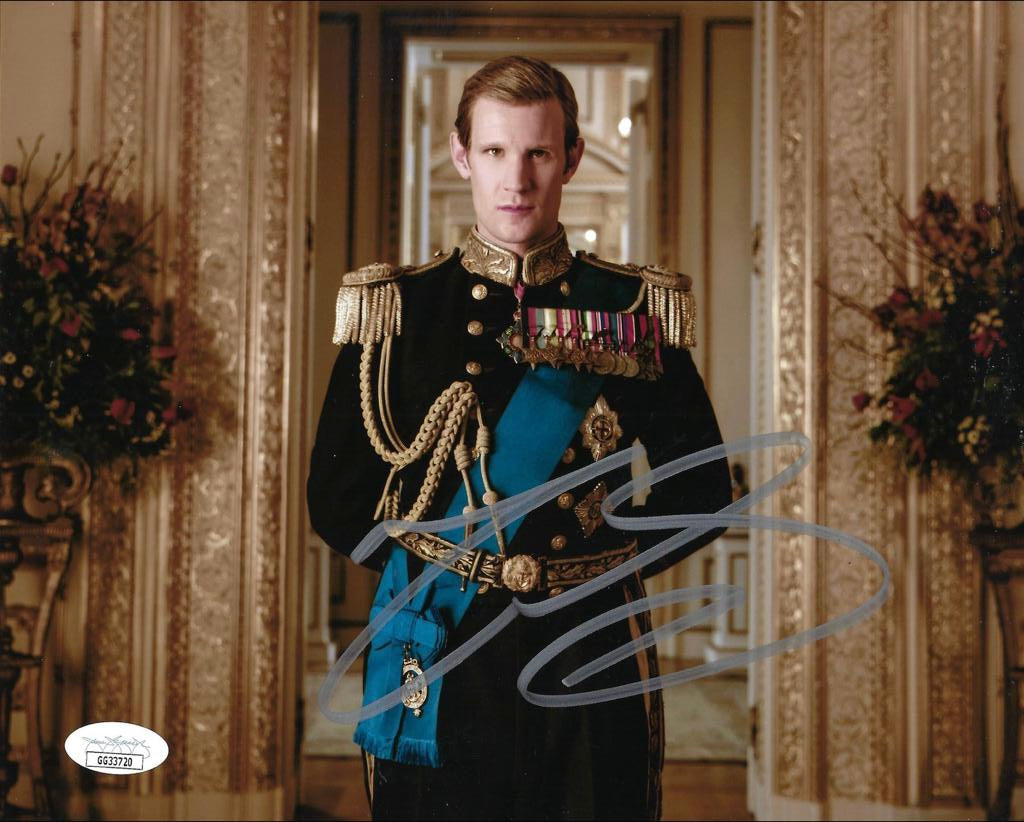 The Crown (Prince Philip)  8x10 signed by Matt Smith (JSA CoA)