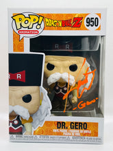 Load image into Gallery viewer, Dr. Gero 950 Dragon Ball Z funko Pop signed by Kent Williams (JSA CoA)
