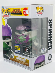 Spinner 1201 My Hero Academia Challice Exclusive Winter Convention Limited Edition signed by Larry Brantley