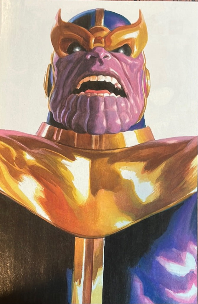 Warlock Rebirth #1 Alex Ross Thanos Timeless Virgin Variant