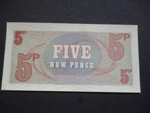 Load image into Gallery viewer, British Armed Forces Military 5p Banknotes Special Voucher UNC
