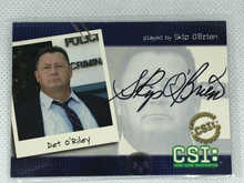 Load image into Gallery viewer, CSI - Skip O'Brien (Detective O'Riley) signed trading card
