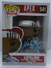 Load image into Gallery viewer, Lifeline - Apex Legends 541 Funko pop signed by Mela Lee

