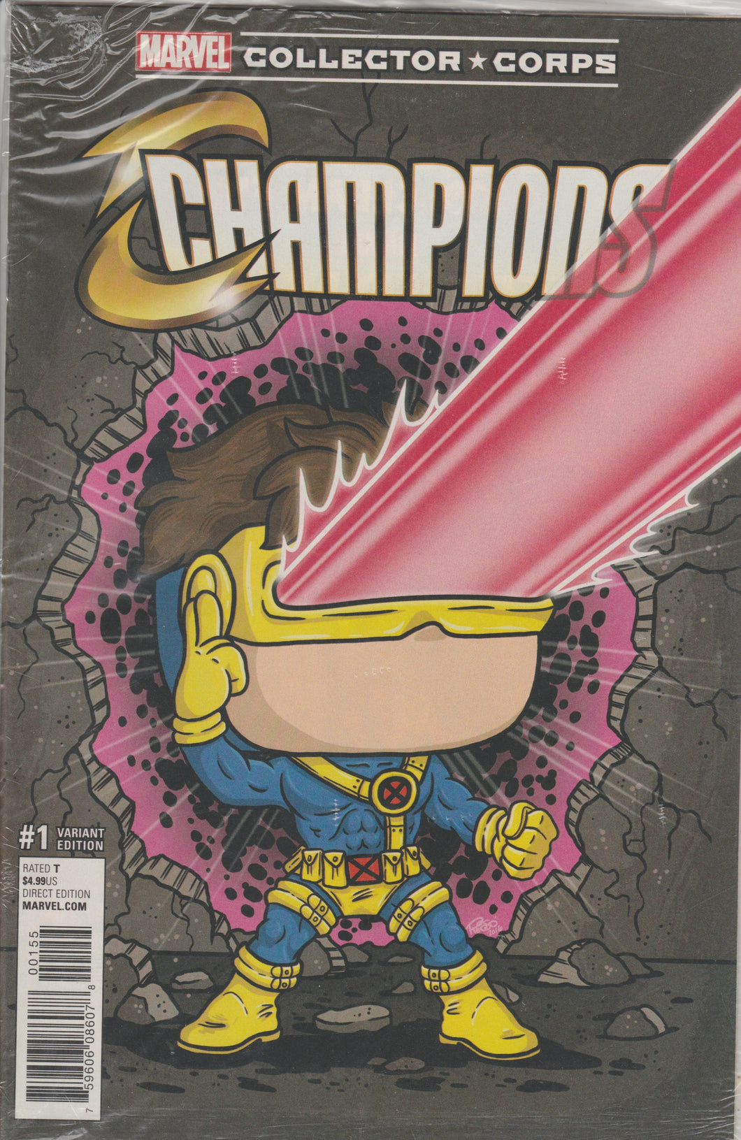 Champions 1 (Funko pop variant) Marvel Collectors corp in original Polybag