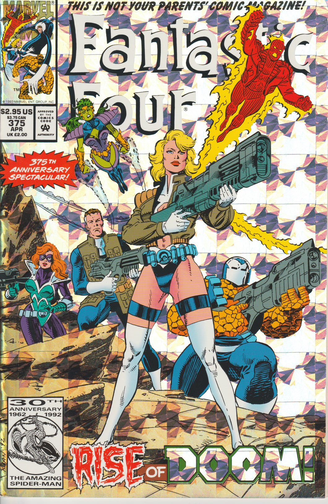 Fantastic Four 375 (Foil cover) 1993