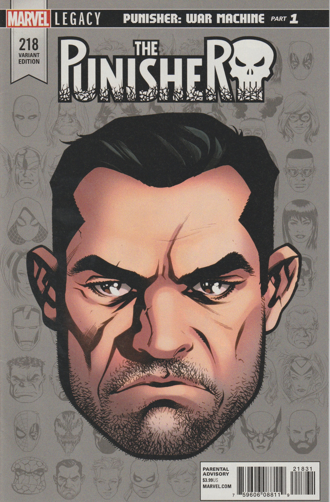The Punisher 218 (Headshot variant) 2018