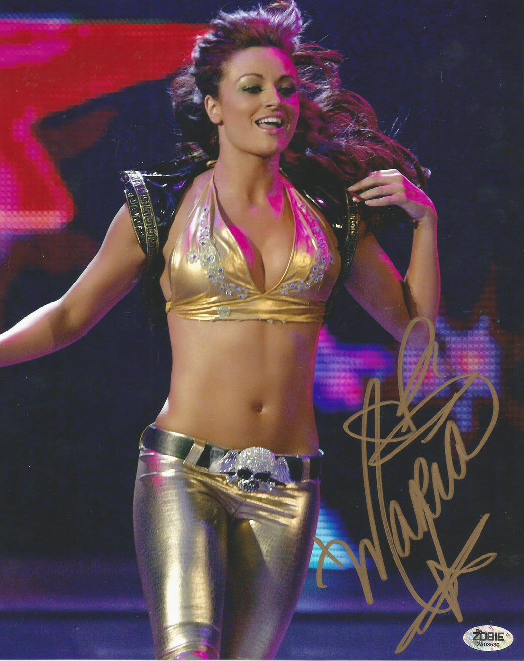 Maria Kannelis WWE signed photo