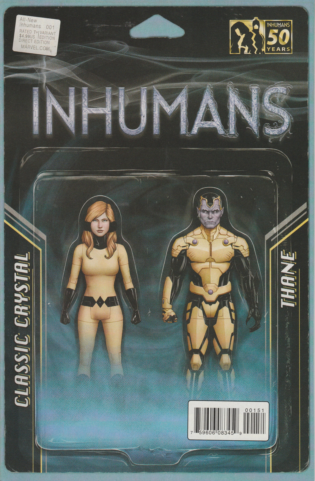All new Inhumans #1 (Action Figure Variant)