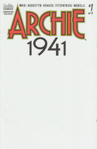 Archie 1941 #1 (blank cover)