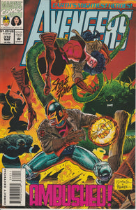Avengers 372 signed by Steve Epting