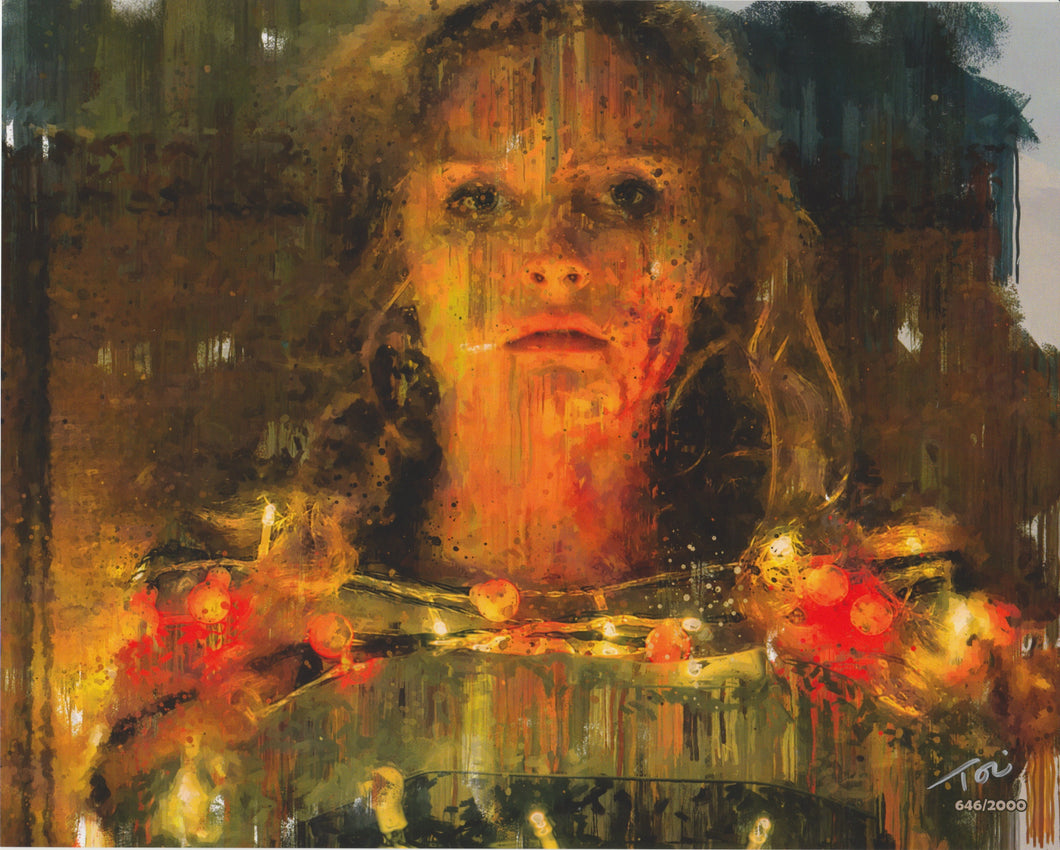 Better Watch Out Art print (Ashley) signed by Artist Tosi Shannen number 646 of 2000