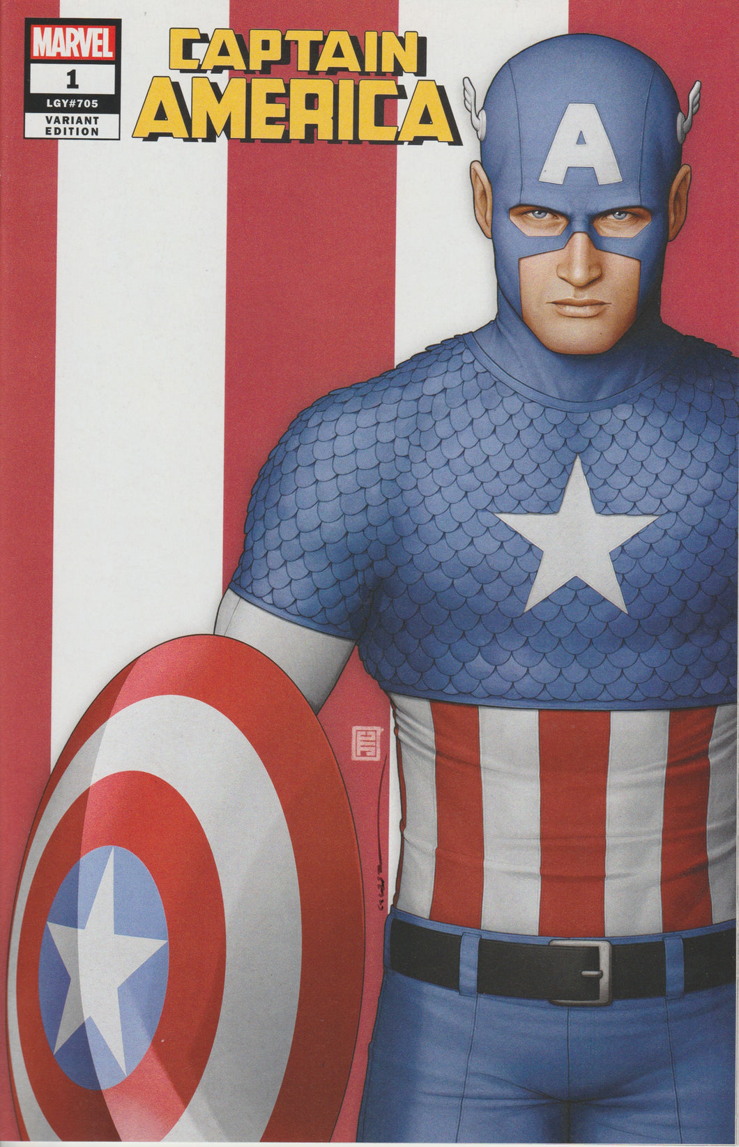 Captain America Vol 9 #1  John Tyler Christopher Cover