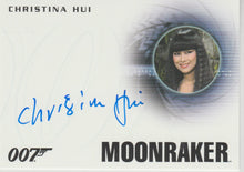 Load image into Gallery viewer, Christina Hui (Moonraker) James Bond signed trading card
