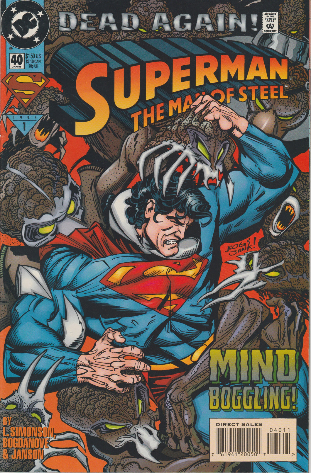 Superman Man of Steel 40 (1995)