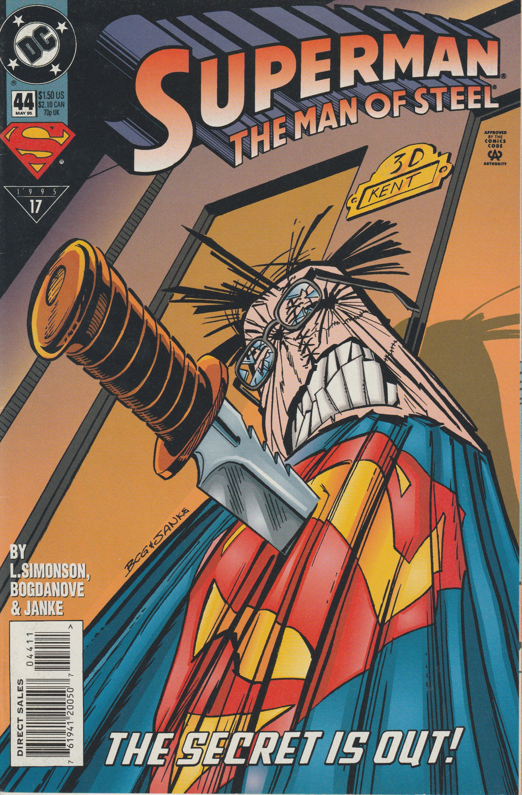 Superman Man of Steel 44 (1995)