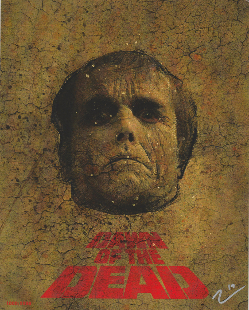Dawn of the Dead - Roger Limited Art print signed by Artist Zombee