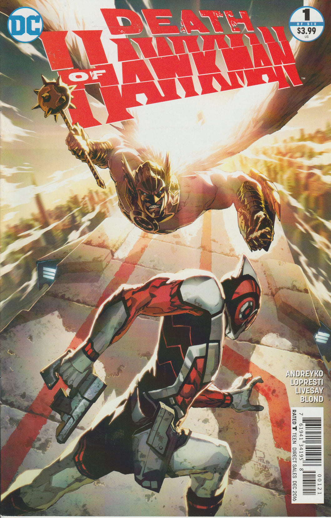 Death of Hawkman 1 Variant cover