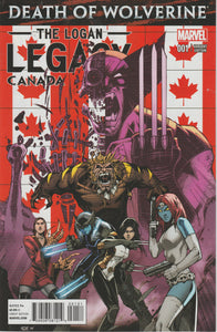 Death of Wolverine The Logan Legacy #1 (Canada variant)