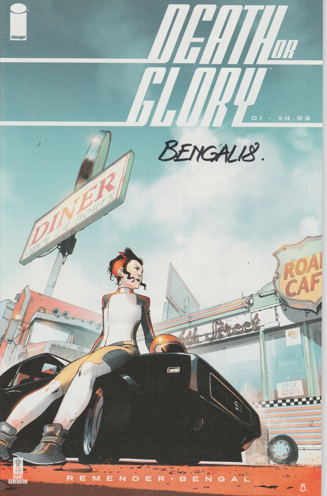 Death or Glory #1 signed by Bengal
