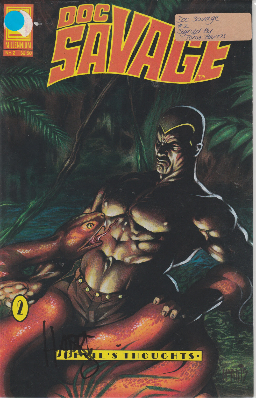Doc Savage 2 Signed by Tony Harris