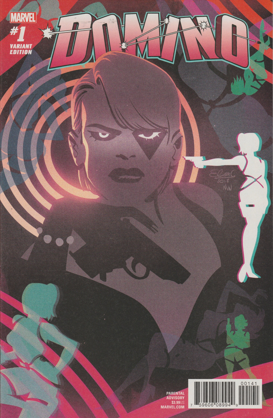 Domino vol.3 #1 (Elsa Charretier variant cover)