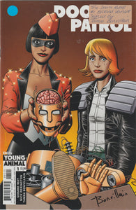 Doom Patrol 1 (Bolland variant) signed by Tamra Bonvillain
