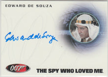 Load image into Gallery viewer, Edward De Souza as Sheikh Hosein in James Bond The Spy Who Loved Me signed trading card
