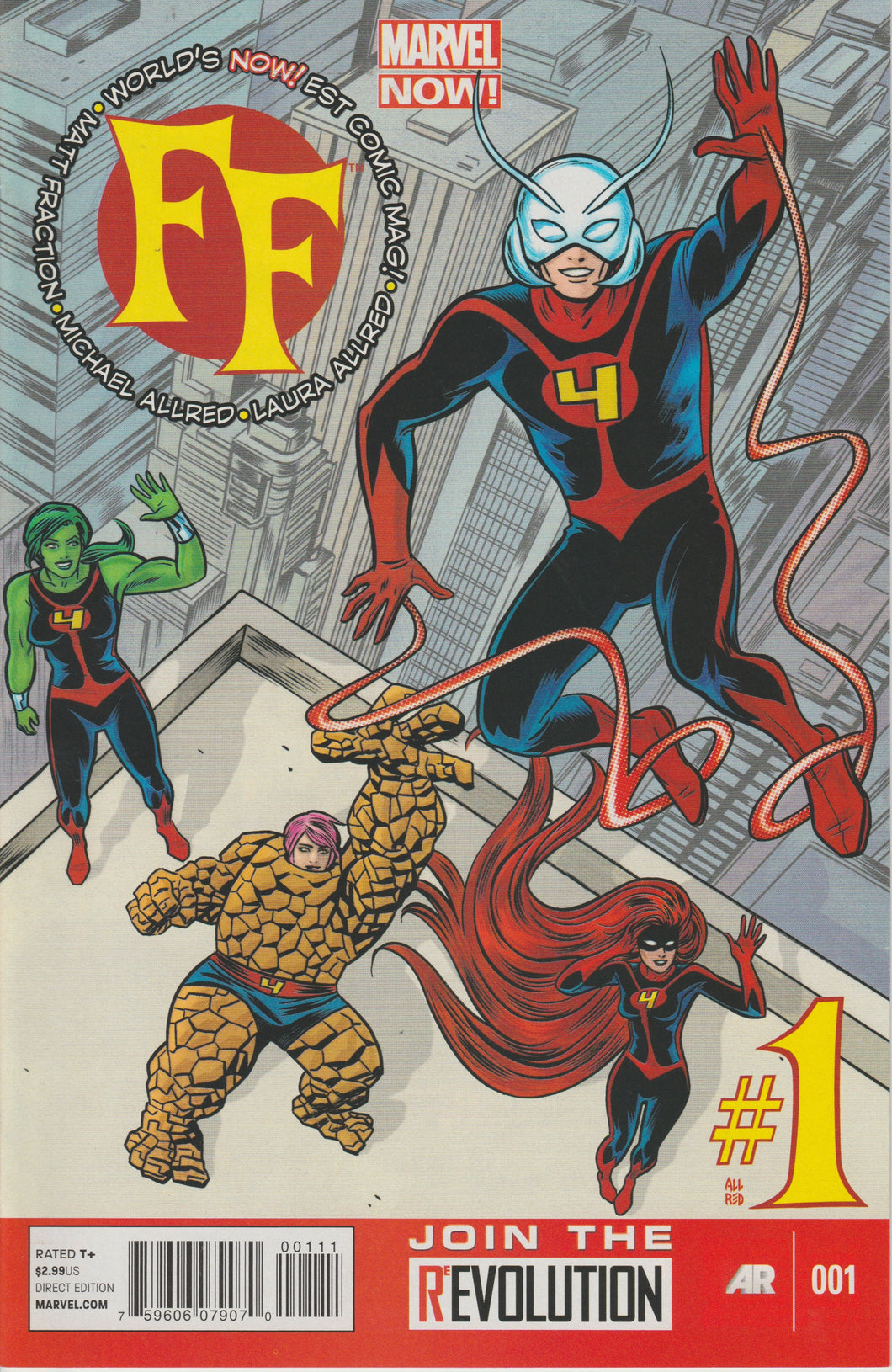 FF Vol.2 #1 (Regular Mike Allred cover)