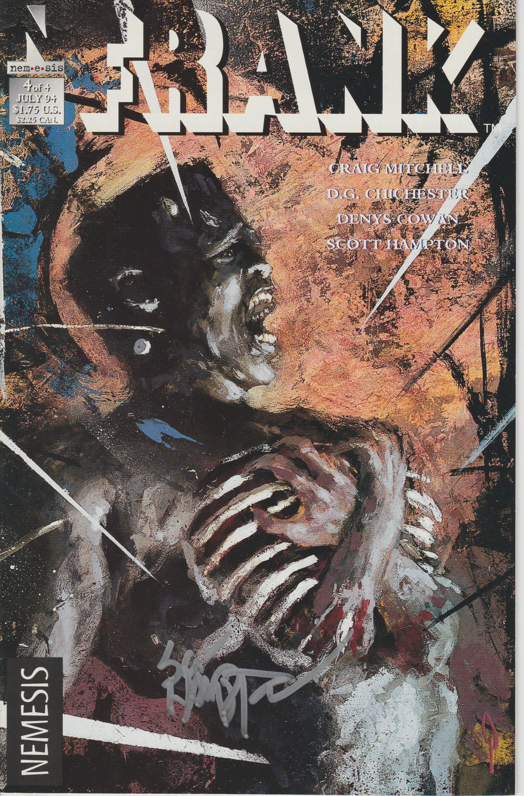 Frank #4 signed by Scott Hampton