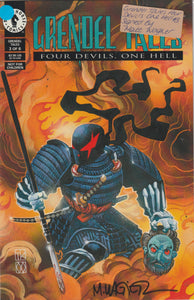 Grendel Tales Four Devils One Hell 3 signed by Matt Wagner