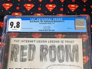 CGC 9.8 - Red Room  #1 - 2nd Print Sketch Variant - Ed Piskor - Fantagraphic