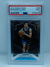 Load image into Gallery viewer, 2019 Panini Prizm ROOKIE RC Brandon Clarke #266 - PSA mint 9
