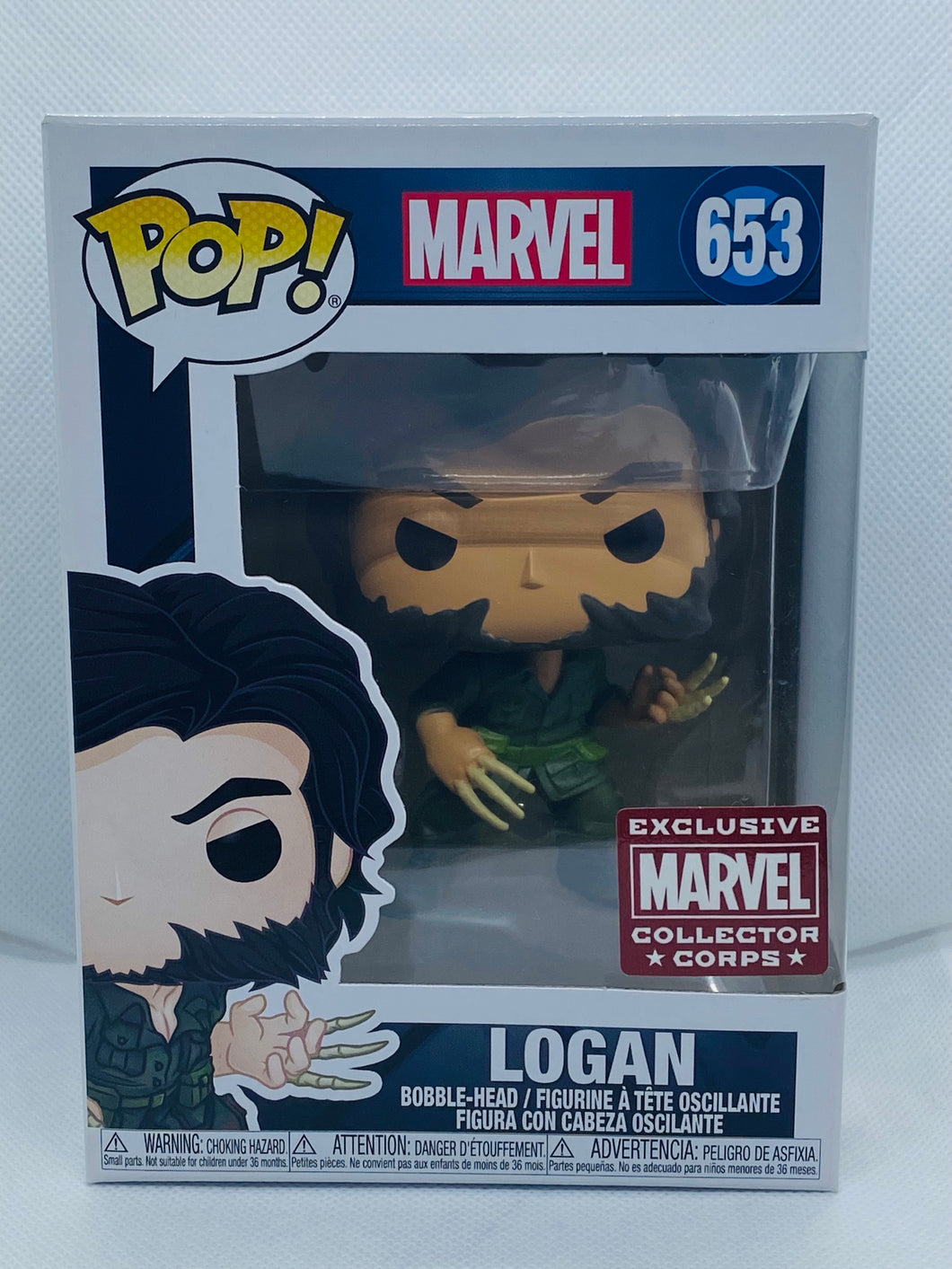 Logan 653 Marvel Collectors Corp Exclusive Funko Pop