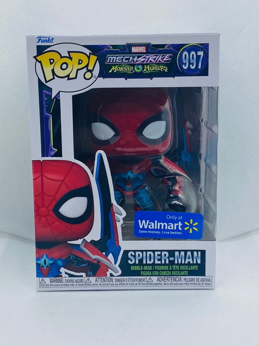 Spider-Man 997 Mech Strike Monster Hunters Walmart Exclusive Funko Pop