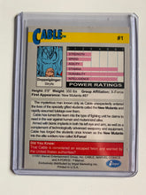Load image into Gallery viewer, Cable #1 - X-Force - Marvel Trading card (1991)
