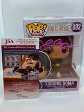 Load image into Gallery viewer, Shigure Soma 882 Fruits Basket signed by John Burgmeier in Pink with JSA CoA
